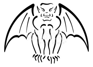 326x235 Gargoyle Illustration Stock Photos