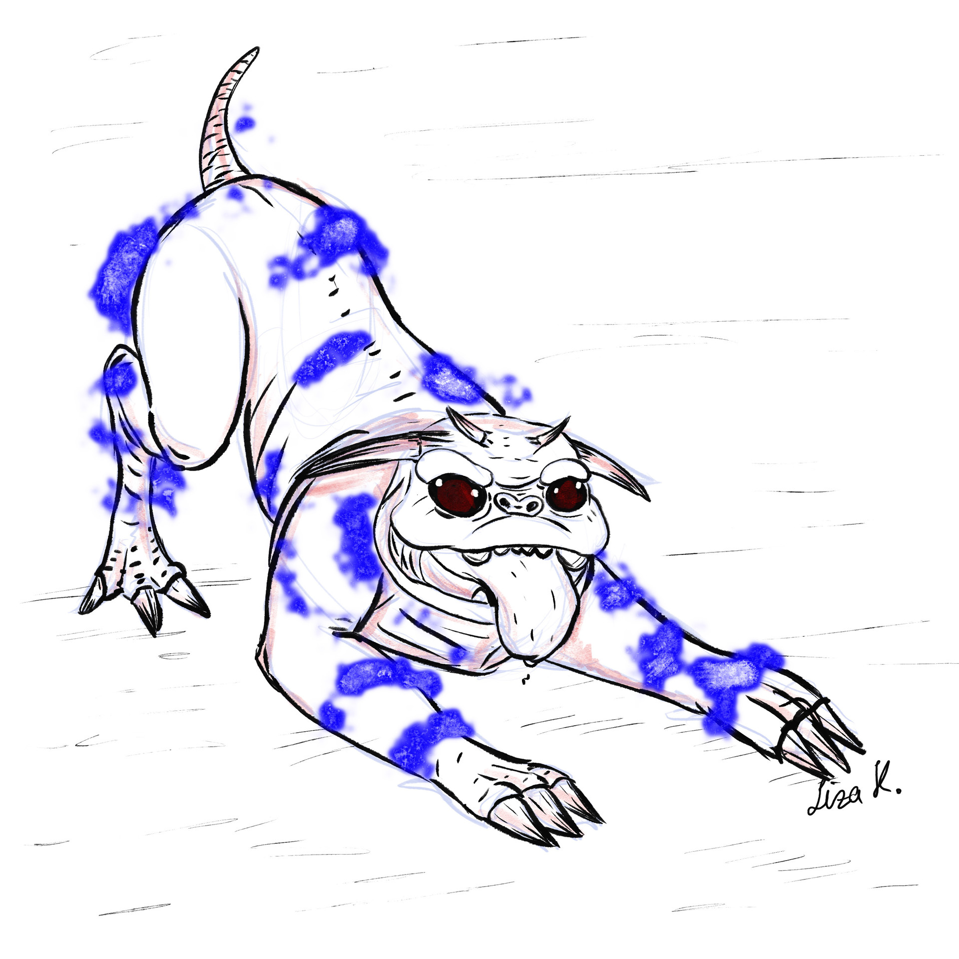 1920x1920 Doodling Mantis