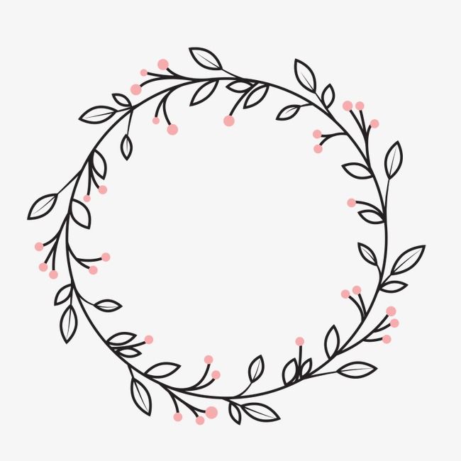 650x650 Wreath, Cartoon Creative, Wedding Decoration Material Png Clipart