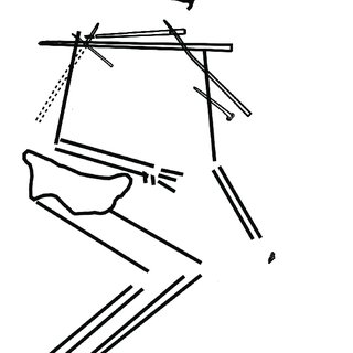 320x320 excavation drawing of sk showing placement of garment and long