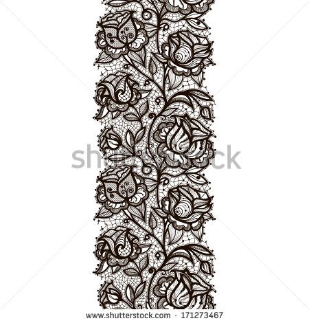 450x470 lace garter drawing pattern