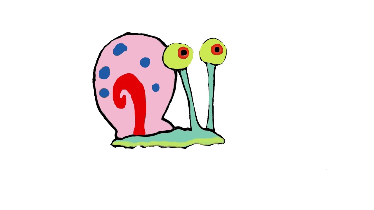 1280x720 How To Draw Gary The Snail