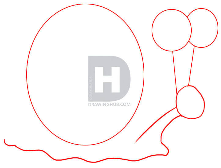 723x552 How To Draw Gary The Snail From Spongebob Squarepants, Step