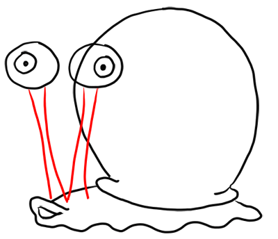 400x344 How To Draw Gary The Snail From Spongebob Squarepants Step