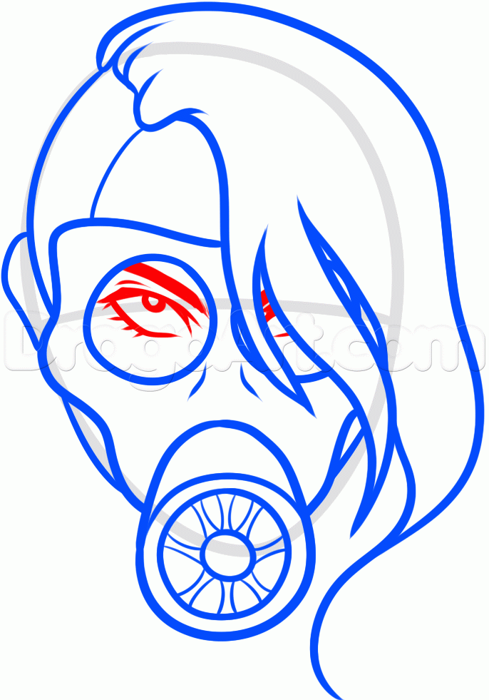 686x981 how to draw a gas mask tattoo step things to wear gas mask
