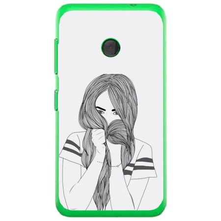 450x450 Etui Tumblr Shy Girl Drawing Do Nokia Lumia