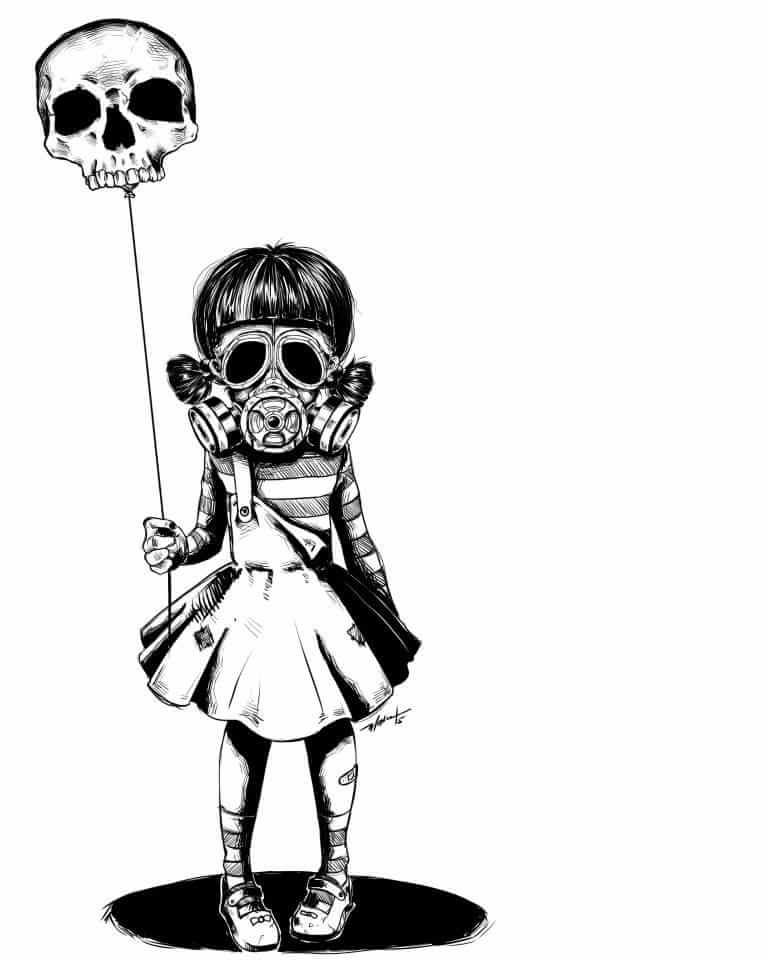 768x960 Tattoos Balloon Tattoo, Gas Mask Tattoo