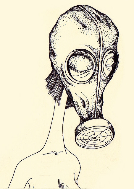 453x640 Gas Mask Girl Anna Kontonikola