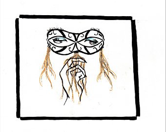 340x270 Girl In Gas Mask Etsy