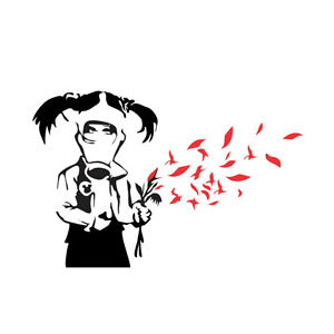 300x300 high banksy gas mask girl decal sticker vinyl street art graffiti