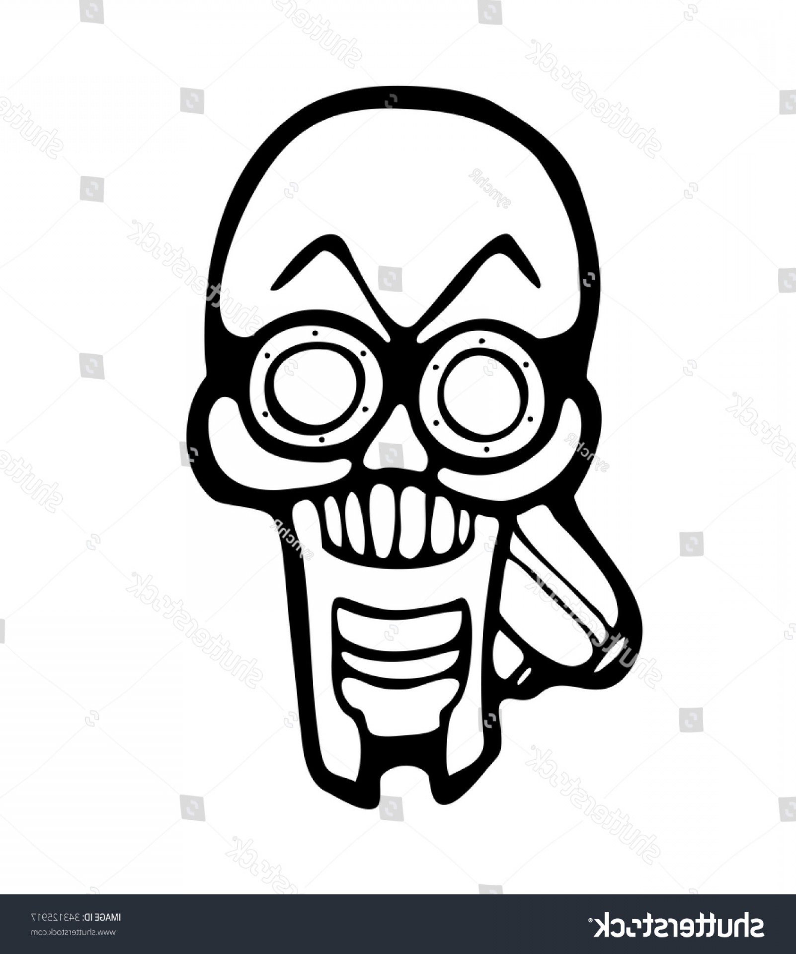 1602x1920 gas mask skull vector illustration geekchicpro