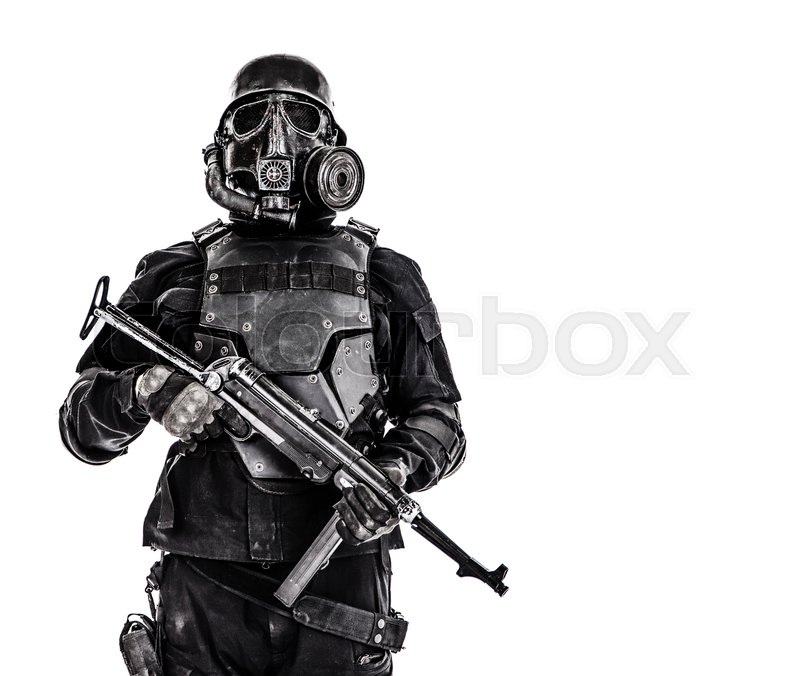 800x676 Futuristic Nazi Soldier Gas Mask And Stock Image Colourbox