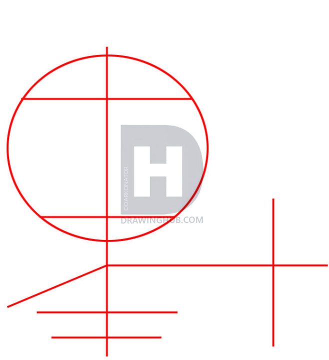 658x720 How To Draw A Gas Mask, Step