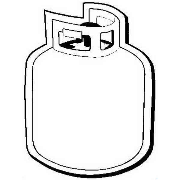 600x600 Gas Cylinder Clipart Black And White