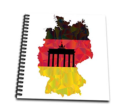 425x386 Rose German Germany Flag With Brandenburg Gate