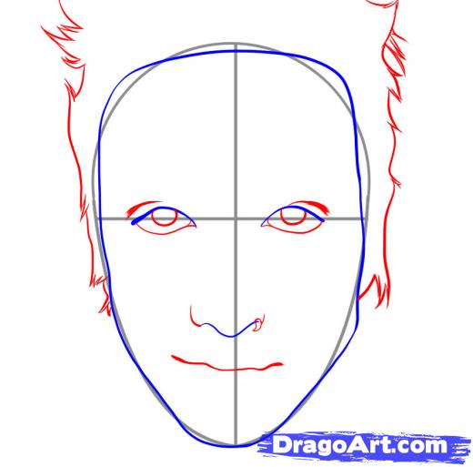 520x513 Learn How To Draw Synyster Gates, Portraits, People, Free Step