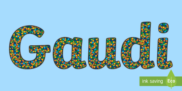 630x315 Gaudi Display Lettering