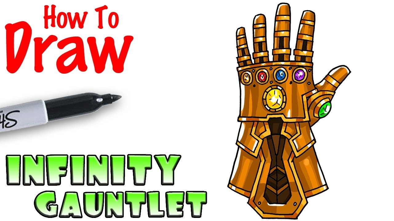 1280x720 how to draw the infinity gauntlet