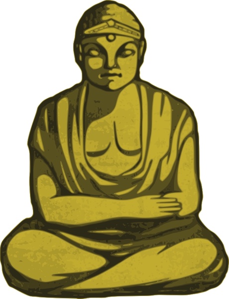 460x600 Golden Buddha Free Vector In Open Office Drawing