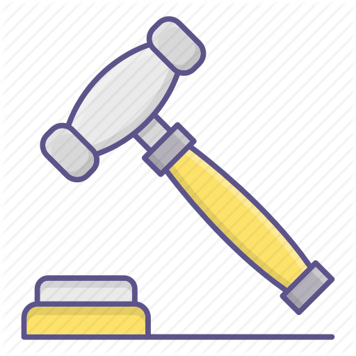 512x512 Collection Of Free Gavel Drawing Auction Download On Ui Ex
