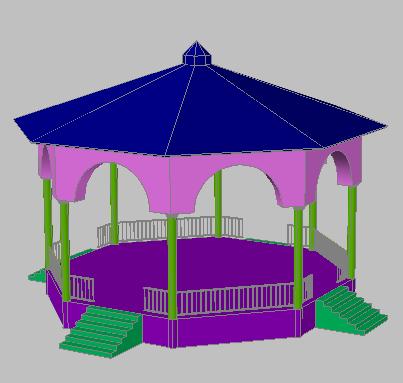 403x383 glorieta type octagonal gazebo