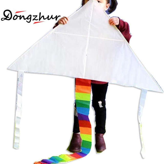 640x640 Dongzhur High Quality Diy Drawing Kite Flying Nylon Fabric Kite