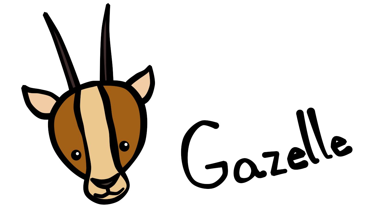1280x720 Cute And Quick How To Draw A Gazelle