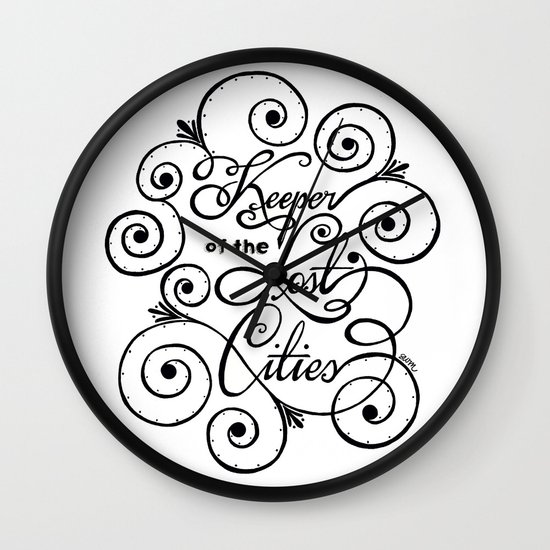 550x550 keeper of the lost cities wall clock