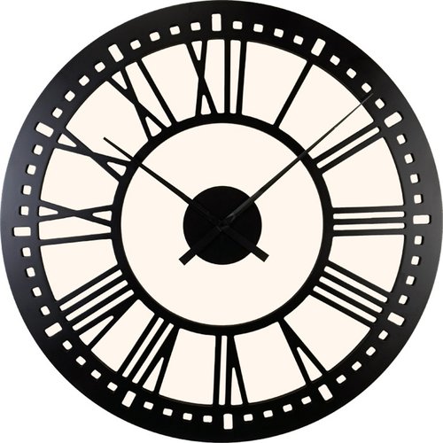 500x500 river city clocks round skeleton gear clock with brass dial