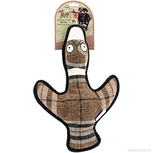 500x500 Nandog Pet Gear My Bff Plush Dog Toy Duck Brown