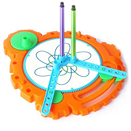 425x425 Geometric Ruler Stencil Spiral Art Drawing Board