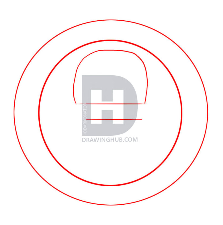 714x720 How To Draw Gears Of War Skull Logo, Step