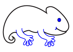 246x174 Collection Of Free Iguana Drawing Gecko Download On Ui Ex