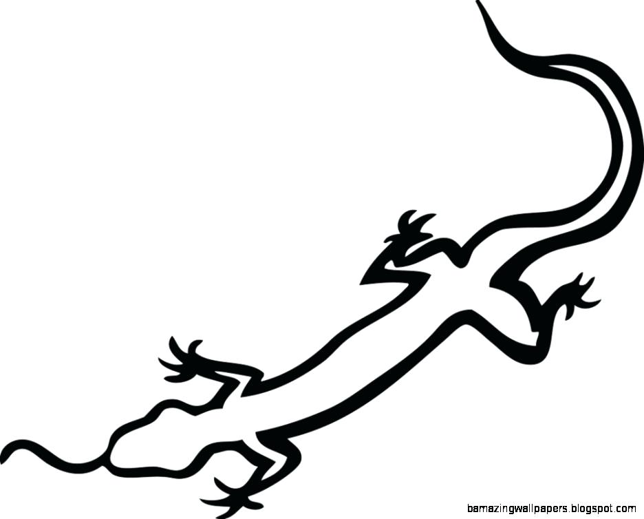 936x754 Simple Lizard Drawing How To Draw A Gecko Step Simple Line