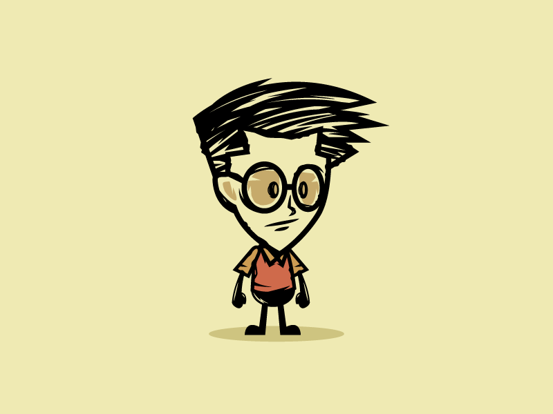 800x600 Geek Boy Game Character
