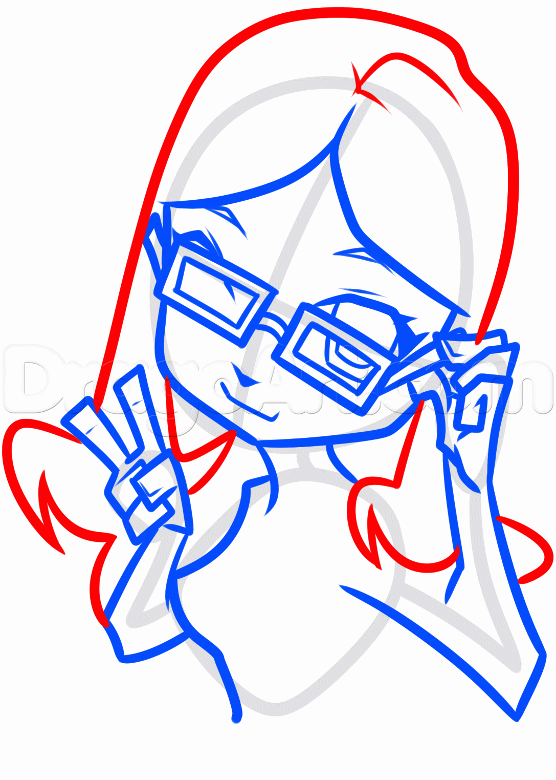 1087x1523 Step How To Draw A Geek