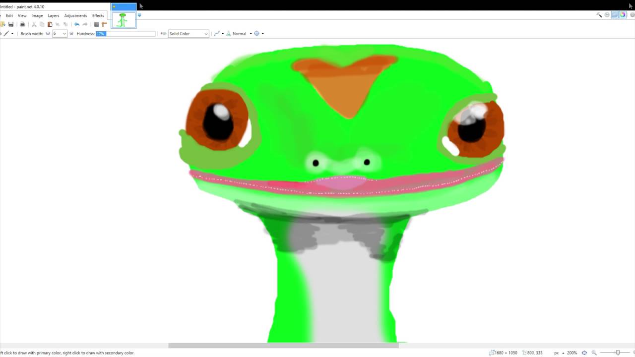 1280x720 speed draw geico gecko for viviana