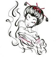 Geisha Drawing