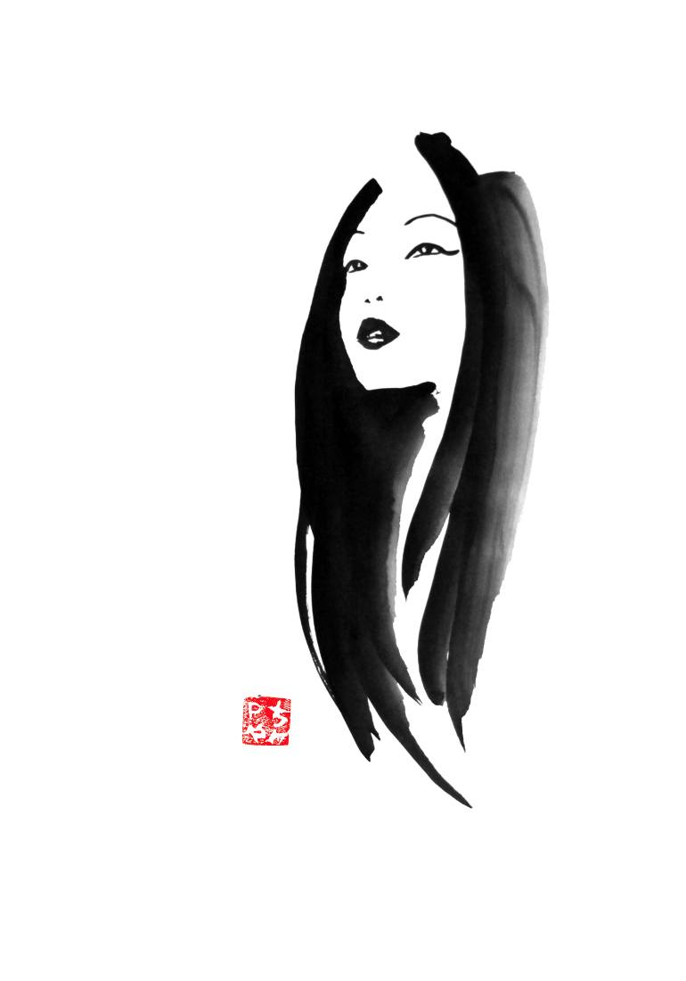 770x1100 Geisha Painting