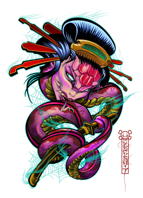 600x829 Cool Tattoo Zone Japanese Geisha Tattoo Designs Gallery