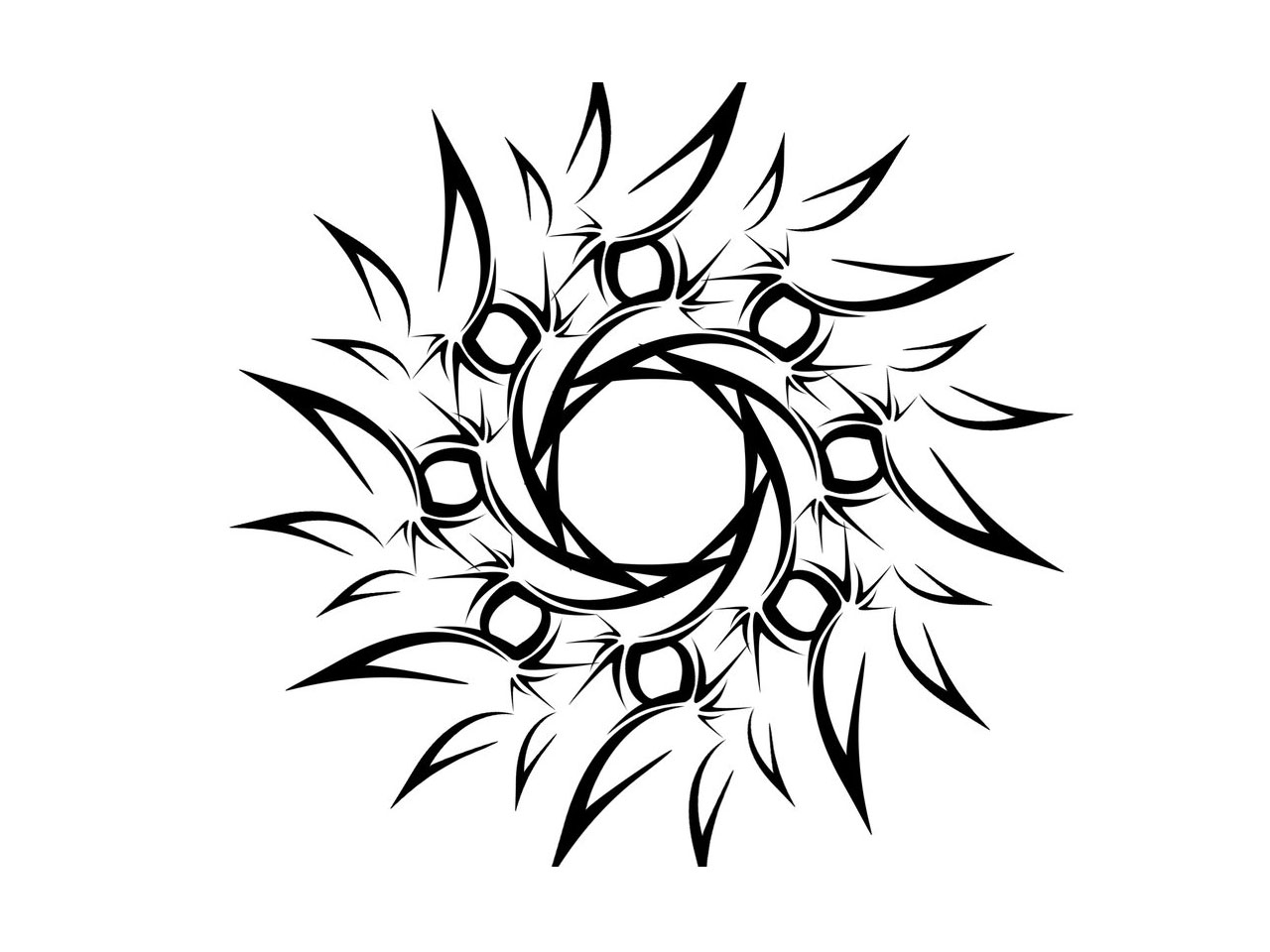 1280x960 Artistic Tattoo Designs Group With Items