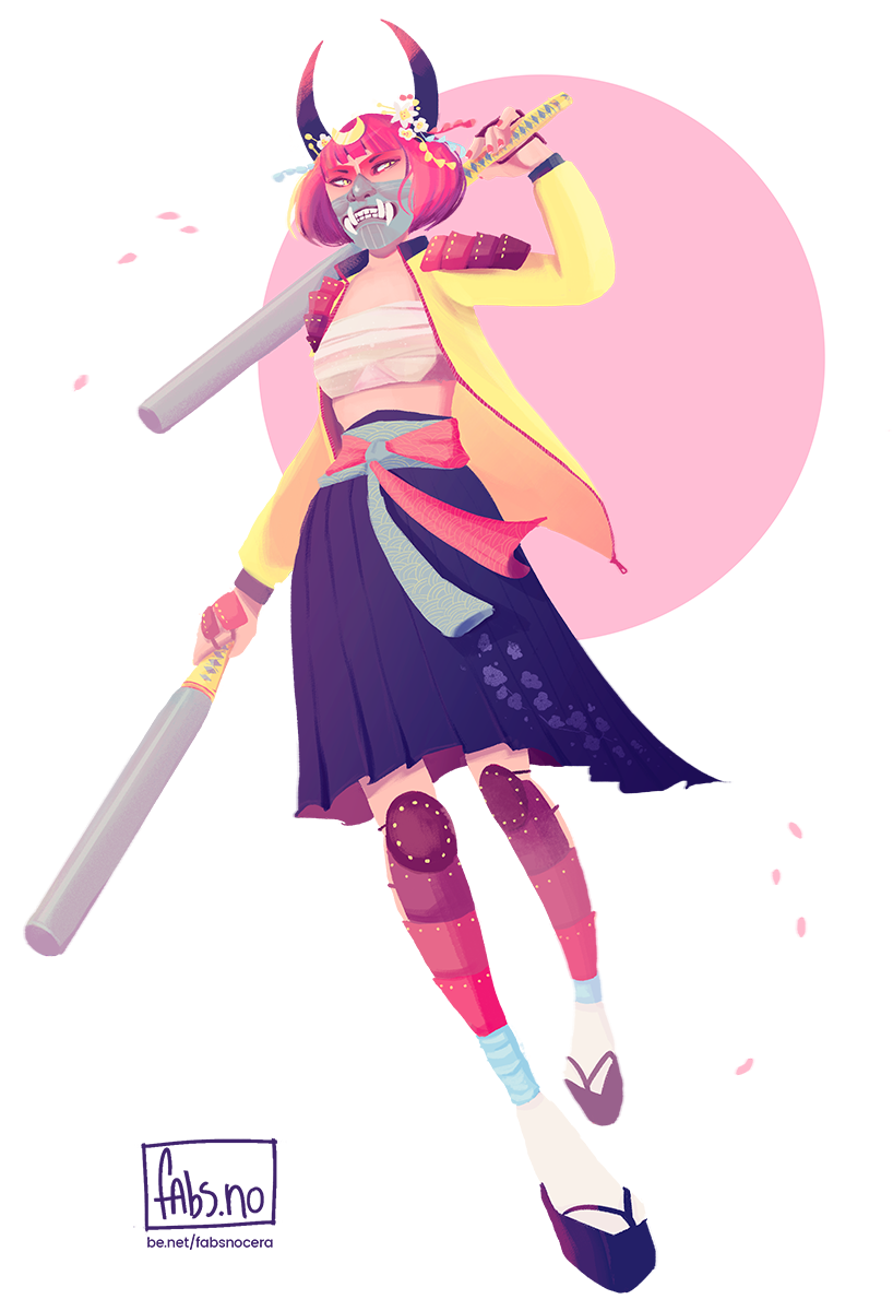 818x1200 Cdc Pastel Samurai On Behance