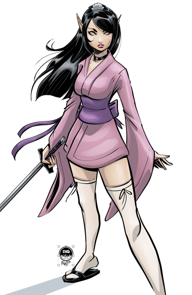 626x960 Warrior Geisha