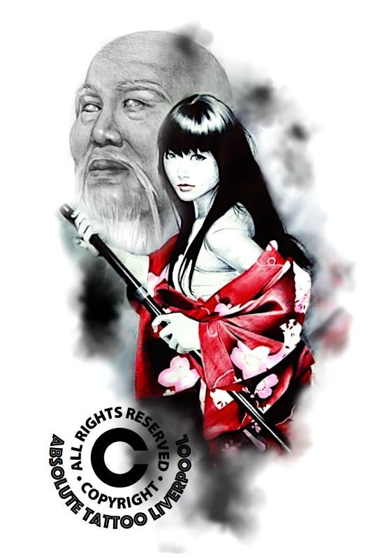 554x801 Geisha And Warrior Badass Shit Japan Tattoo, Warrior Tattoos