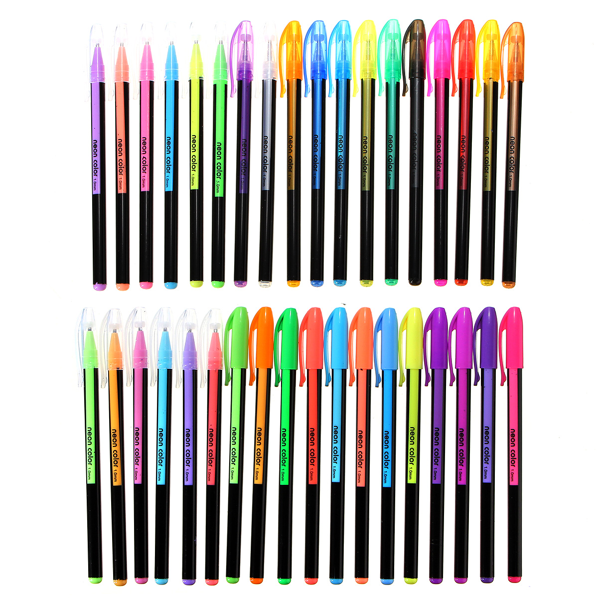 1200x1200 Colors Gel Pen Set Adult Coloring Book Ink Pens Draw For Sale