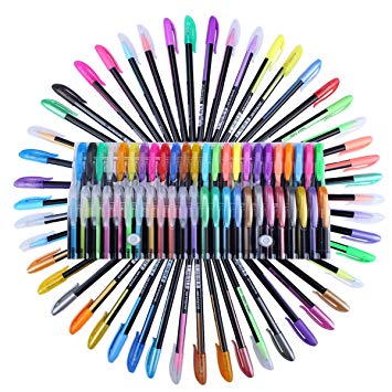 355x355 Santfe Gel Pen Pack, Metallic, Glitter, Neon, Pastel