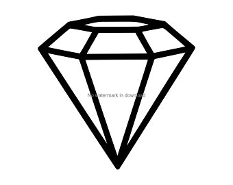 340x270 Gem Stencil Etsy