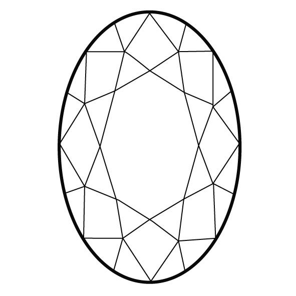 591x591 oval cut this is an even, perfectly symmetrical design popular