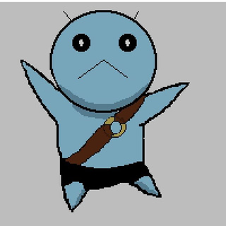 320x320 pixel art of one half of gemini from fairy tail