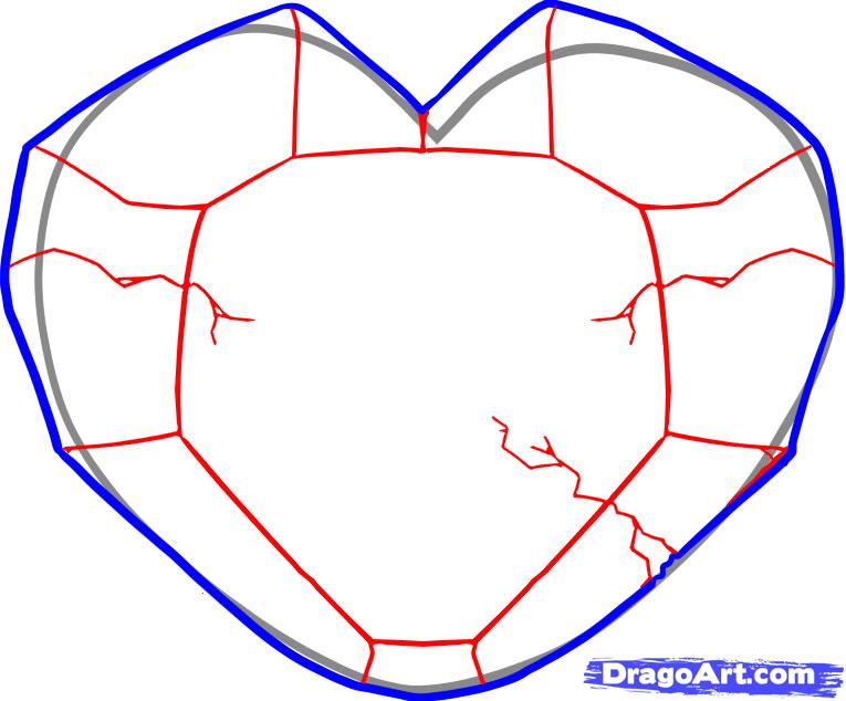 765x634 How To Draw A Stone, Step